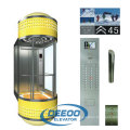 Gaungdong Fabricant 270 Degree Round Glass Home Lift